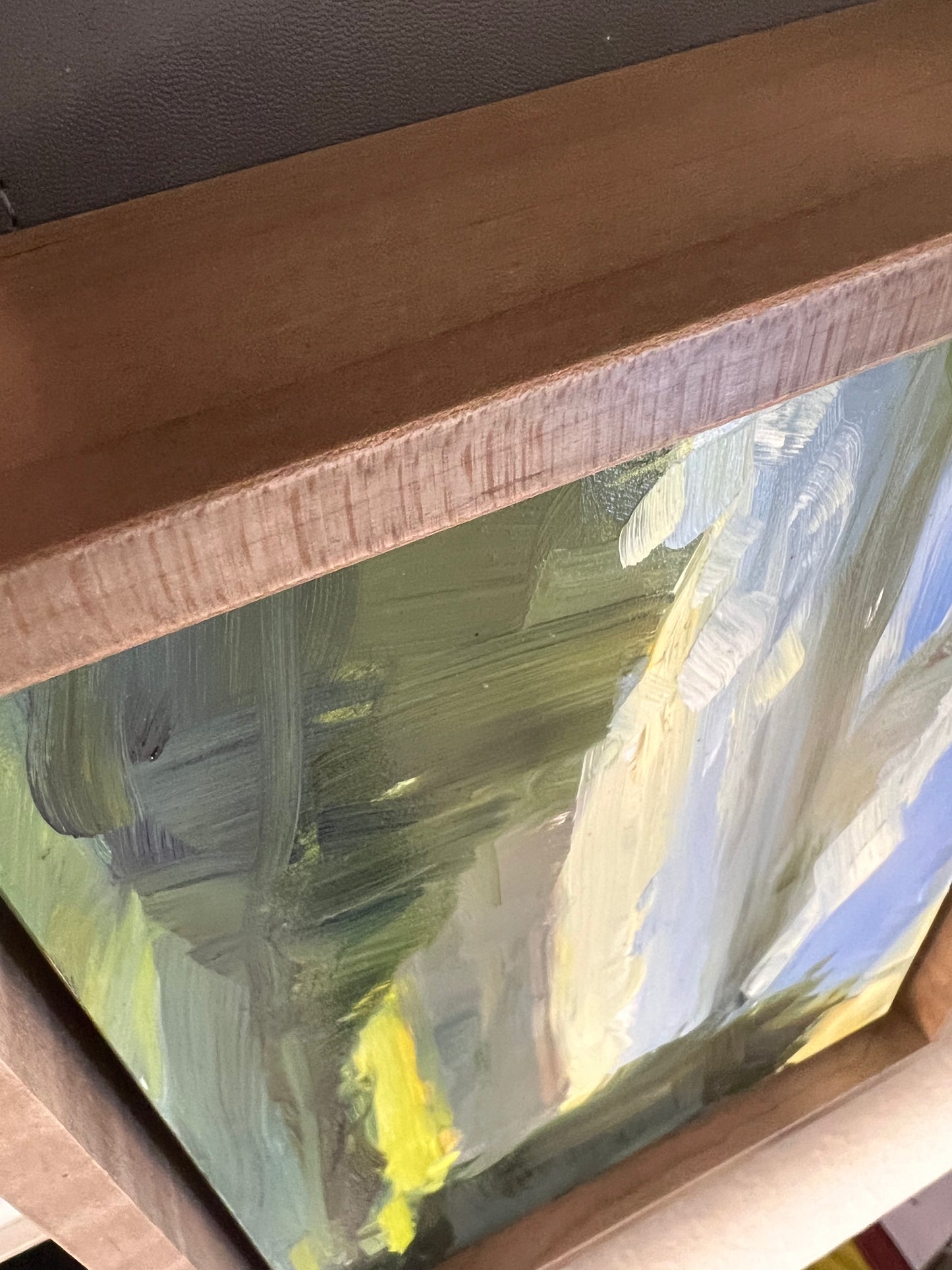 Late Fall Light, 8" x 6" x 1/8" Original Oil Painting, Unframed
