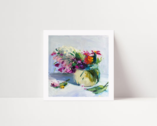 NEW Sweet Peas Mixed Bouquet Archival Print, unframed