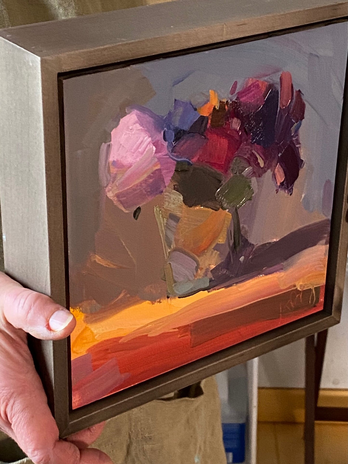 End of Day Tiny, Original Oil Painting, SOLD