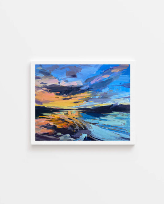 End of Day, Water + Sky, Archival Print, unframed