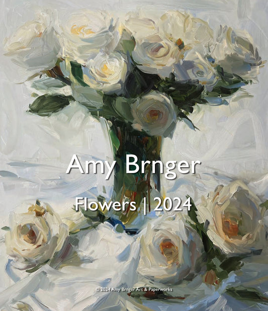 2024 Amy Brnger Flower Calendar-Jewel Case Style