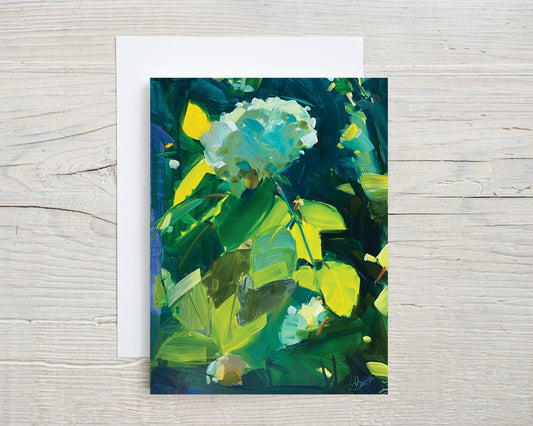 NEW Hydrangeas in the Garden, Set of 8 notecards and envelopes