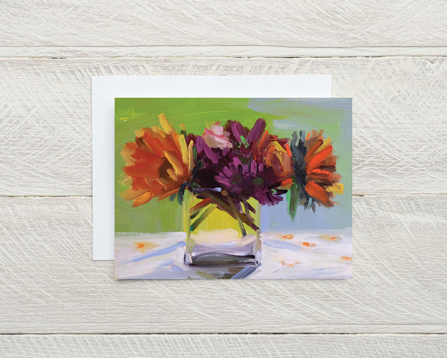 NEW! Flowers and Glass Vases, Note Card Set (8 cards)