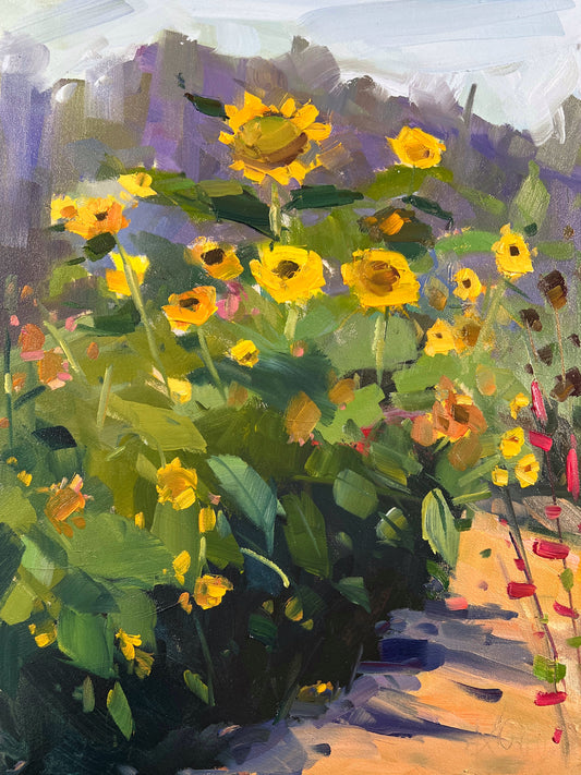 Plein Air Flower Painting with Amy Brnger at Nooney Farm, Kittery, Maine August 23, 9:00-1:00 pm