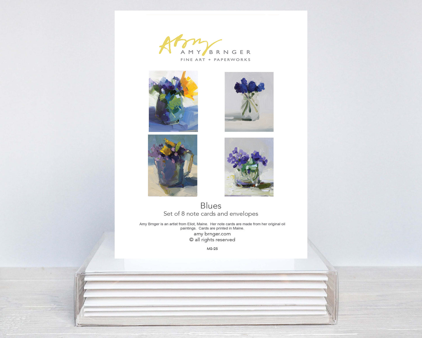 The Blues Mixed Note Card Set (8 cards)