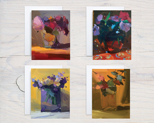 NEW! Light on the Flowers, Mixed Card Set (8 card set)