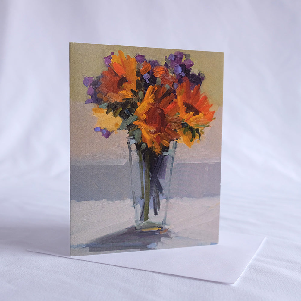 Sunflowers Note Card Mixed Set (8 cards)
