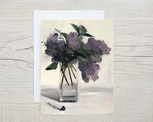 Lilacs and Violets Set of 8 Cards