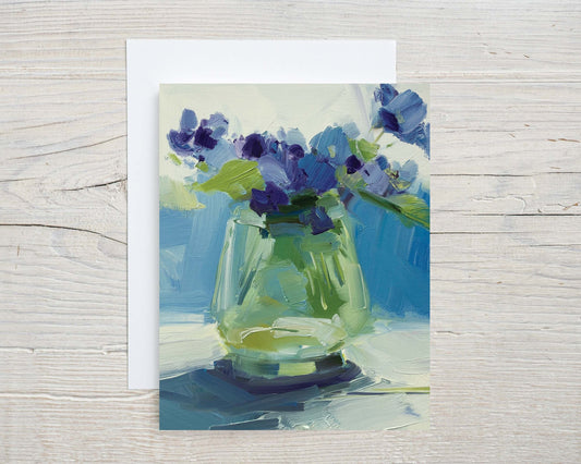 Beauteous Violets, Note Card Set or Single