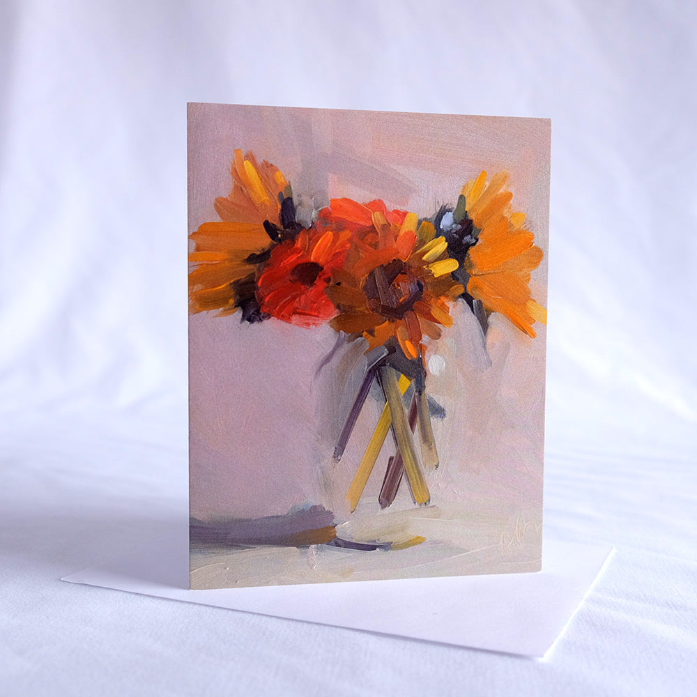 Sunflowers Note Card Mixed Set (8 cards)
