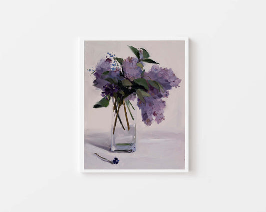 Lilac and Violet, Archival Print, Unframed