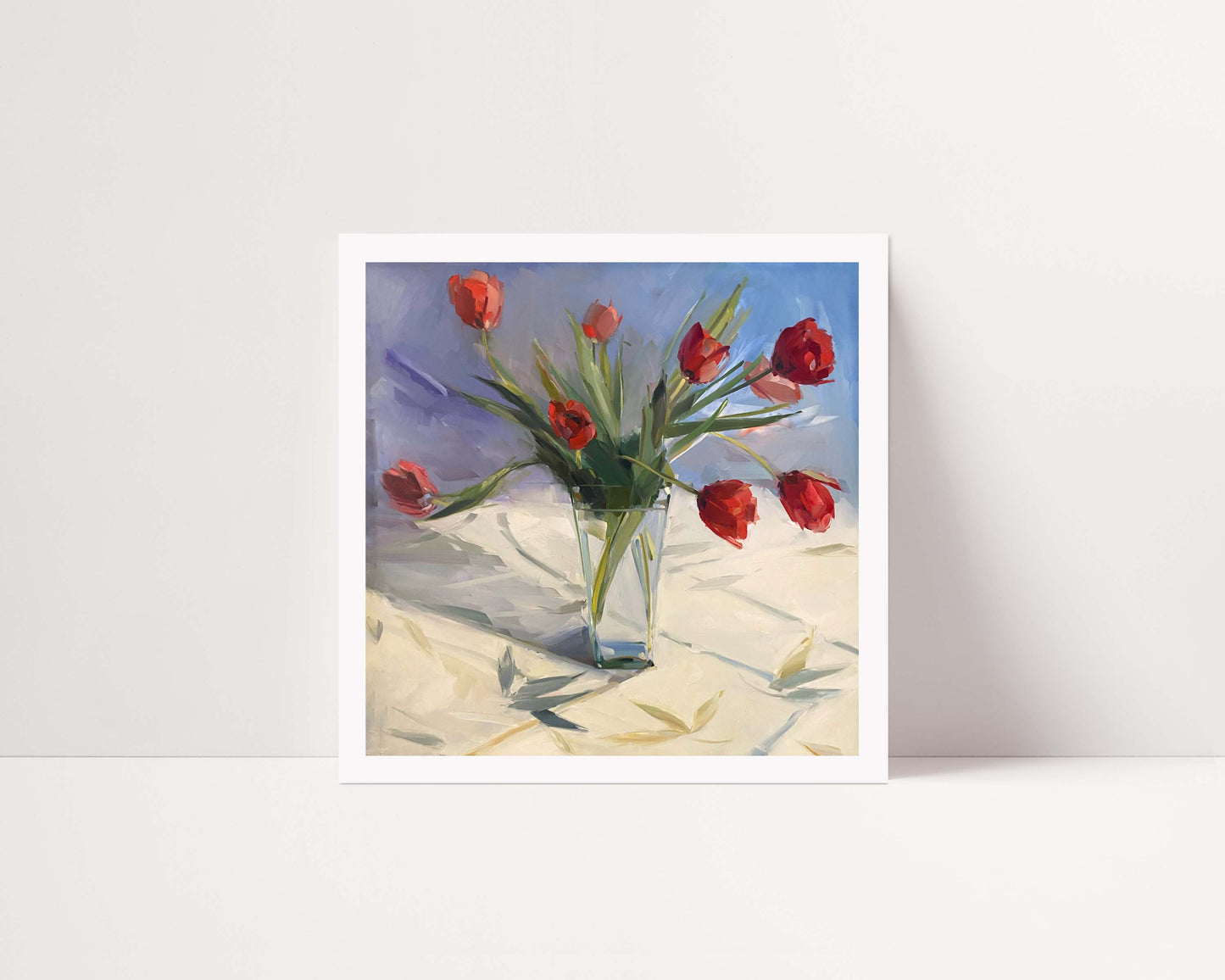 Red Tulips Archival Print, Two Sizes