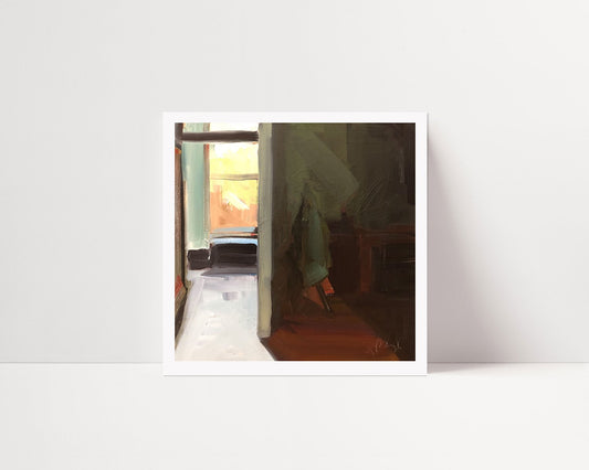 SALE Studio Hallway and Window Archival Print, unframed